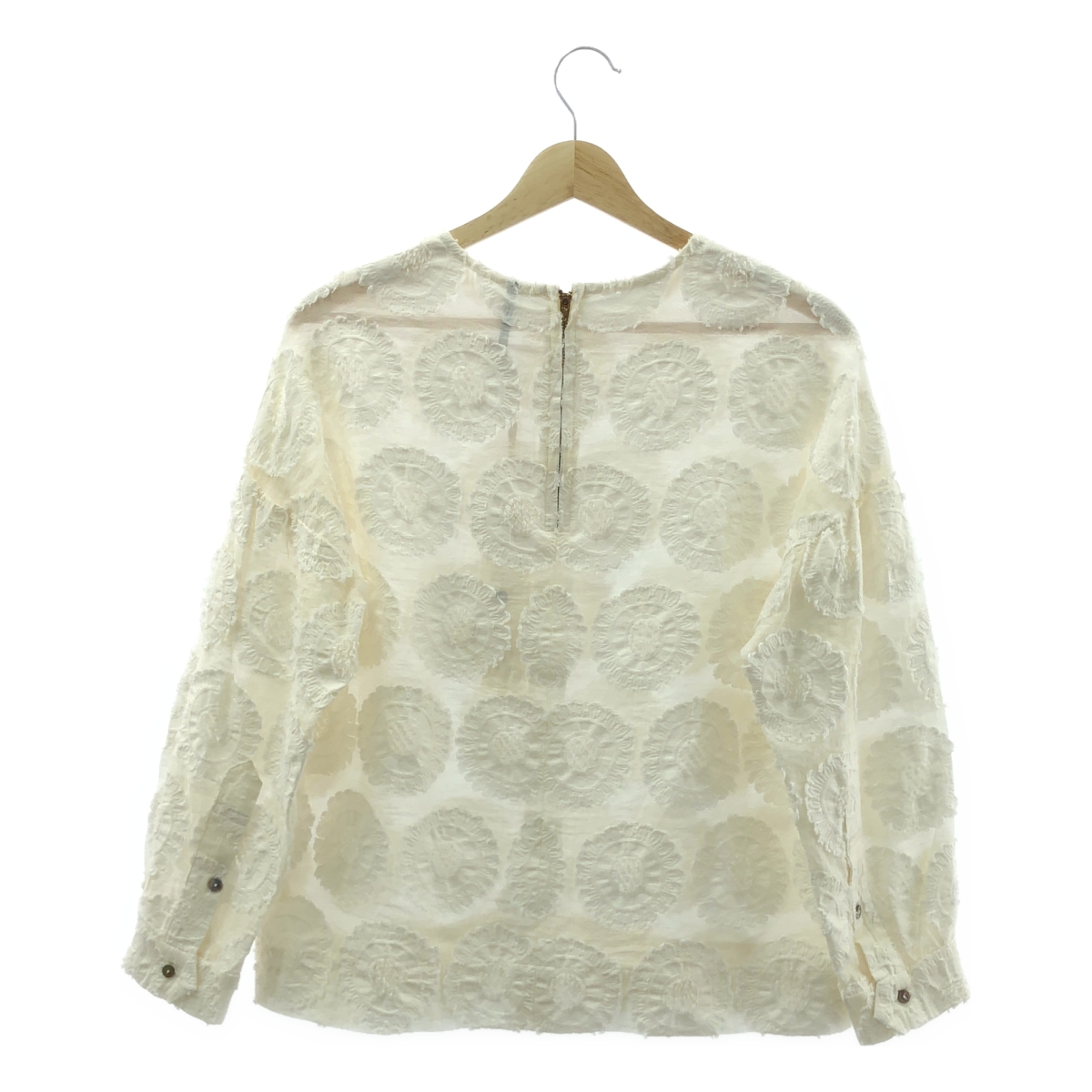 その他 サンフラワー ジャガード プルオーバー ブラウス シャツ