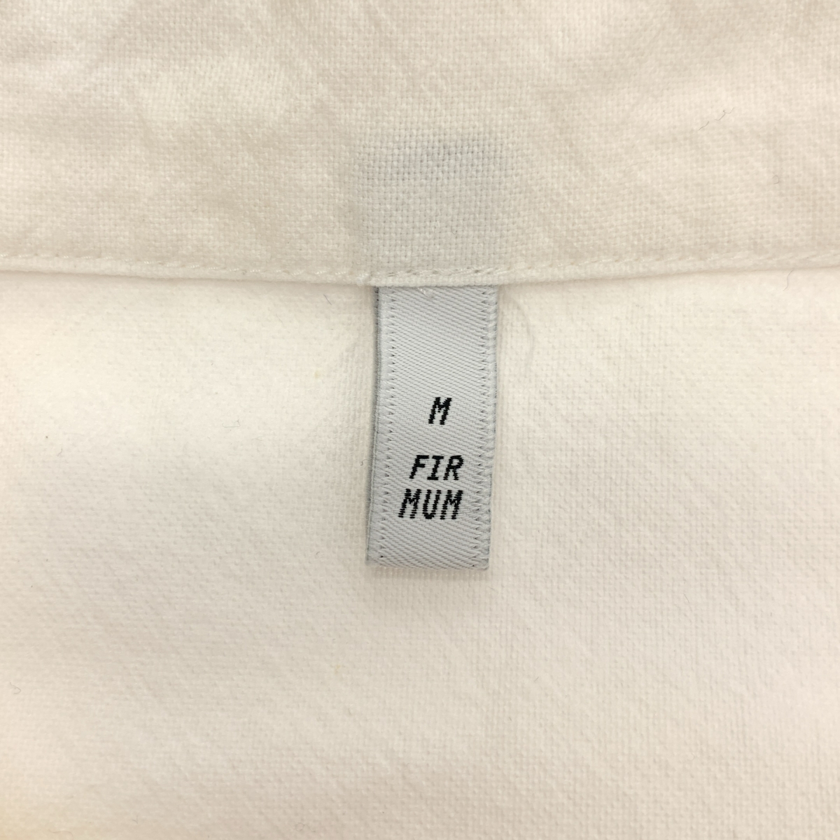 FIRMUM / フィルマム コットン オーバーサイズ シャツ