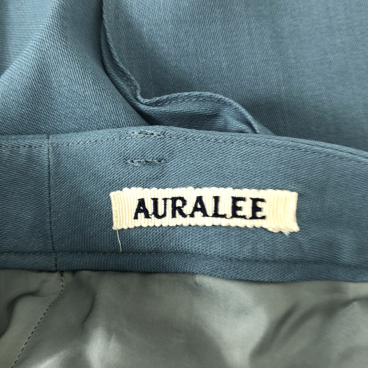 AURALEE / オーラリー HARD TWIST WOOL DOBBY SLACKS / センタープレス スラックス パンツ