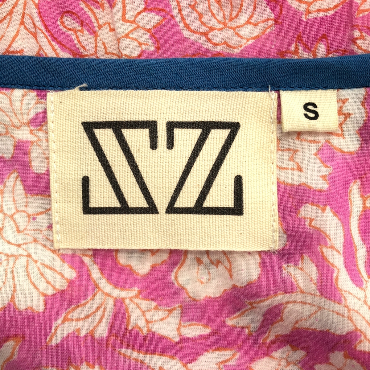 SZ Blockprints / エスゼットブロックプリント 総柄 ギャザー ボリューム ワンピース