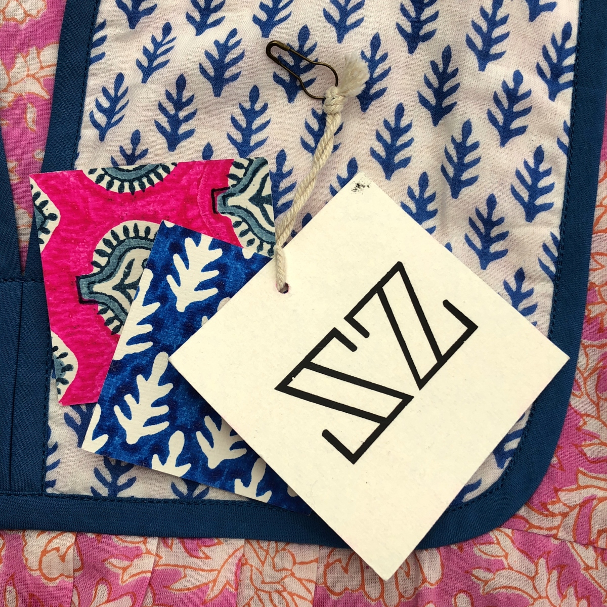 SZ Blockprints / エスゼットブロックプリント 総柄 ギャザー ボリューム ワンピース