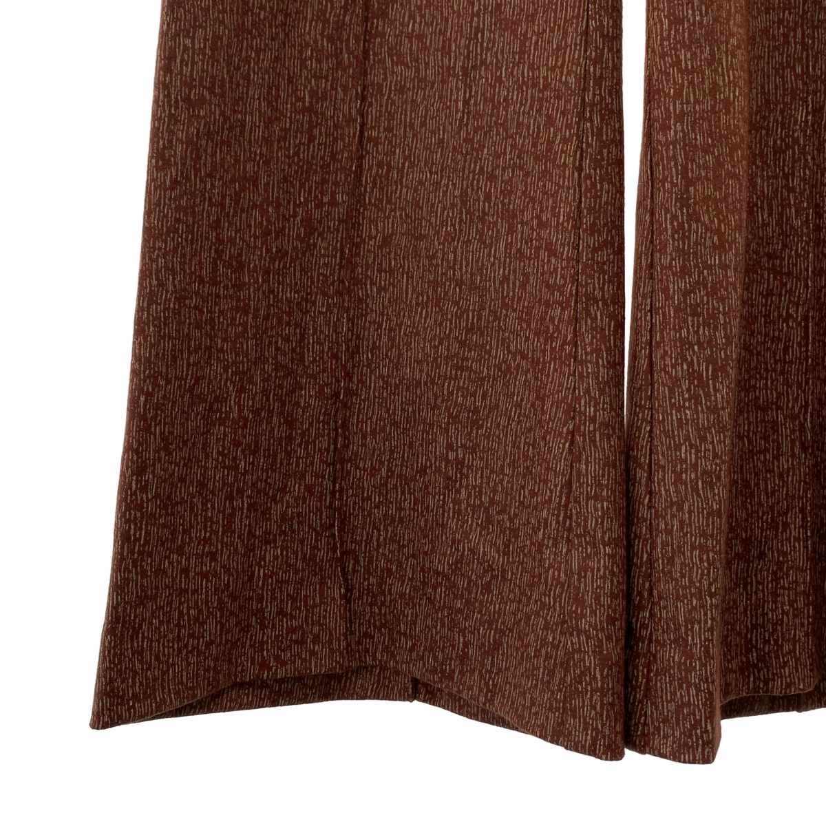 Mame Kurogouchi / マメクロゴウチ Wool Smooth Flared Trousers ストライプ柄 ウールスムース フレア トラウザー パンツ