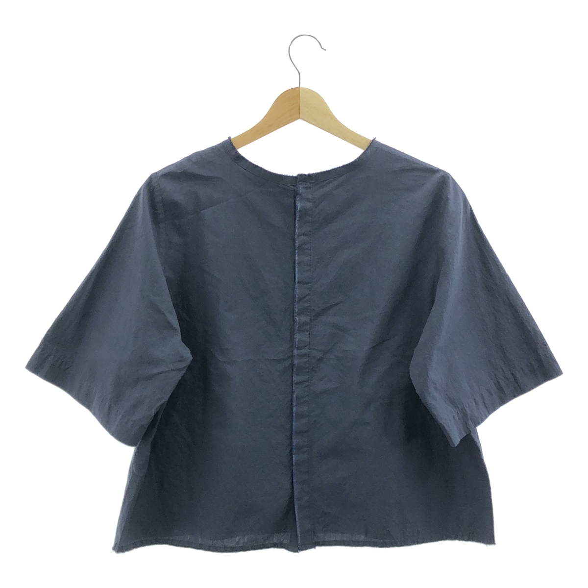 humoresque / ユーモレスク コットン シルク カットオフ ブラウス