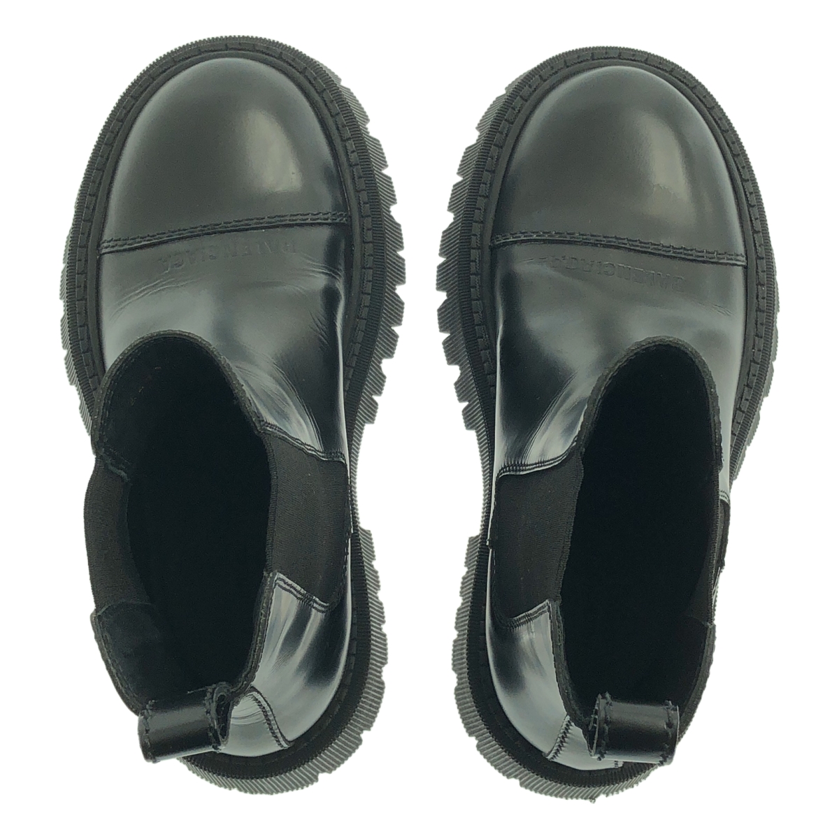 BALENCIAGA / バレンシアガ TRACTOR BOOTIE トラクター レザー チェルシーブーツ