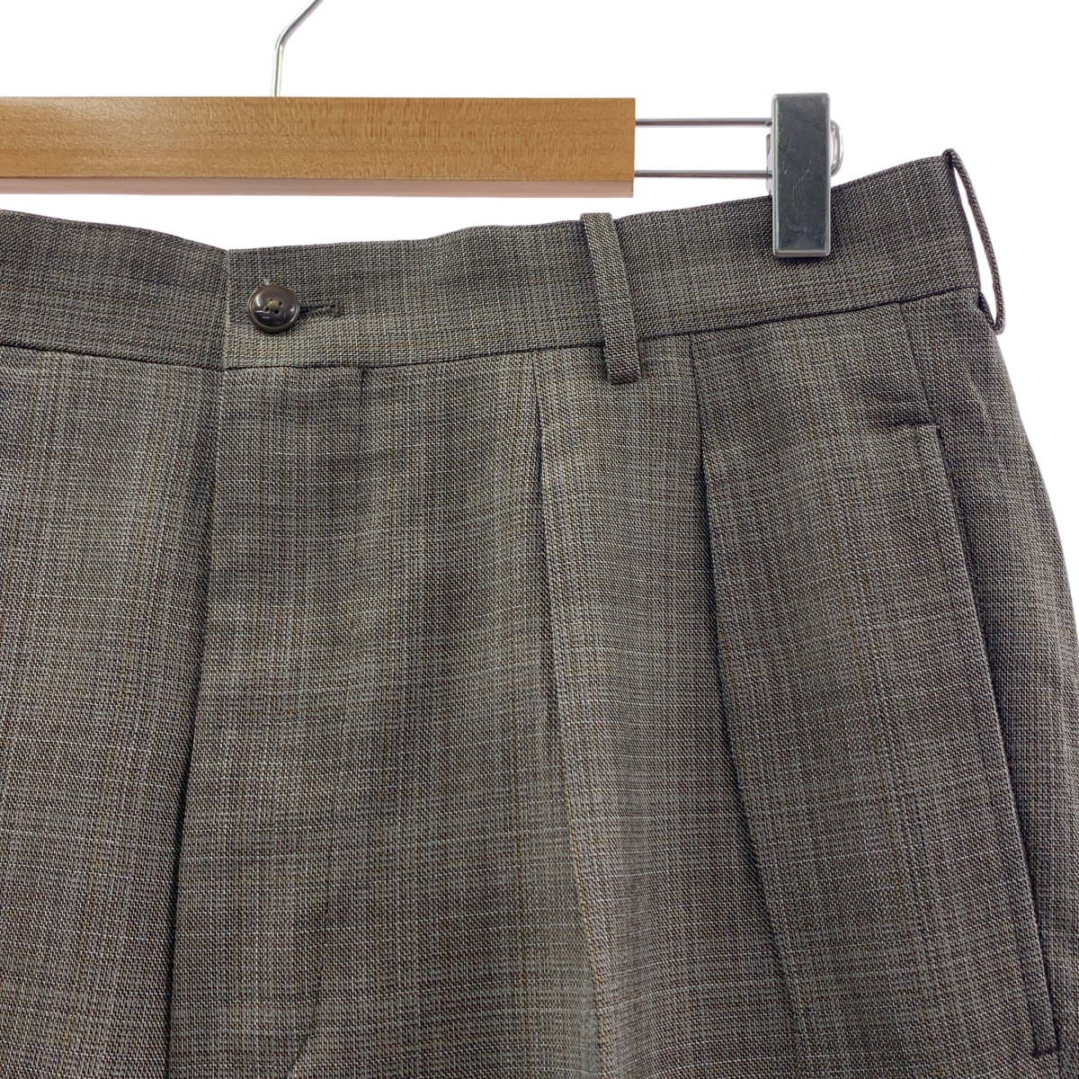 MAATEE&SONS / マーティー&サンズ 永遠 SLACKS  WOOL MAT CHECK チェック スラックスパンツ