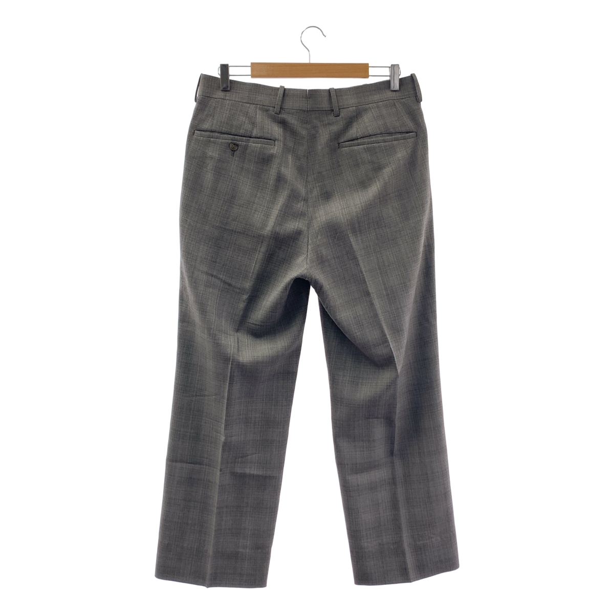 MAATEE&SONS / マーティー&サンズ 永遠 SLACKS  WOOL MAT CHECK チェック スラックスパンツ