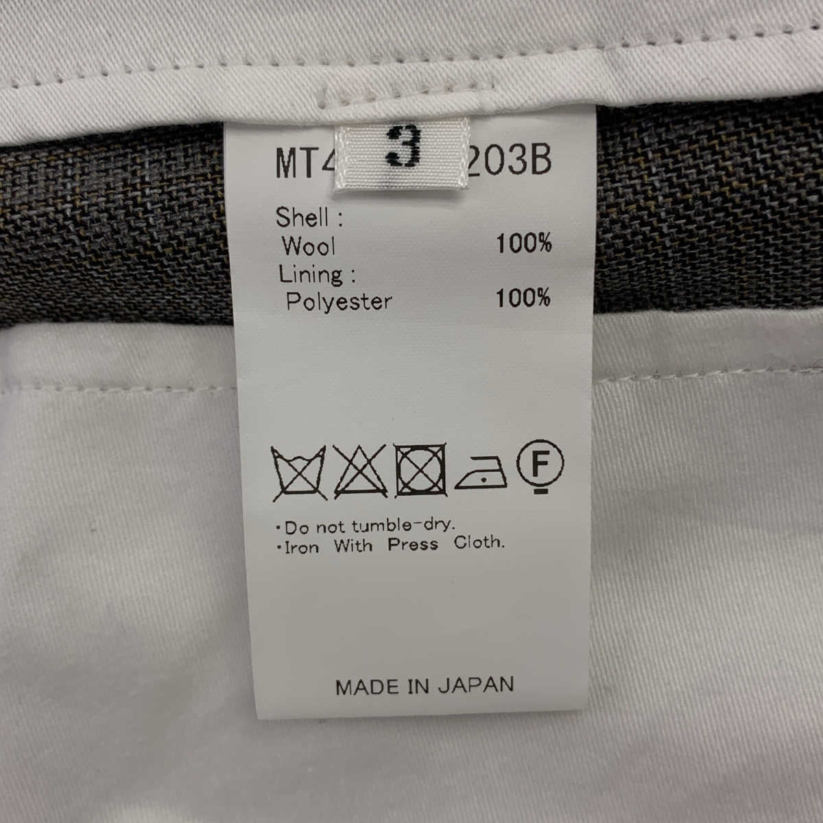 MAATEE&SONS / マーティー&サンズ 永遠 SLACKS  WOOL MAT CHECK チェック スラックスパンツ