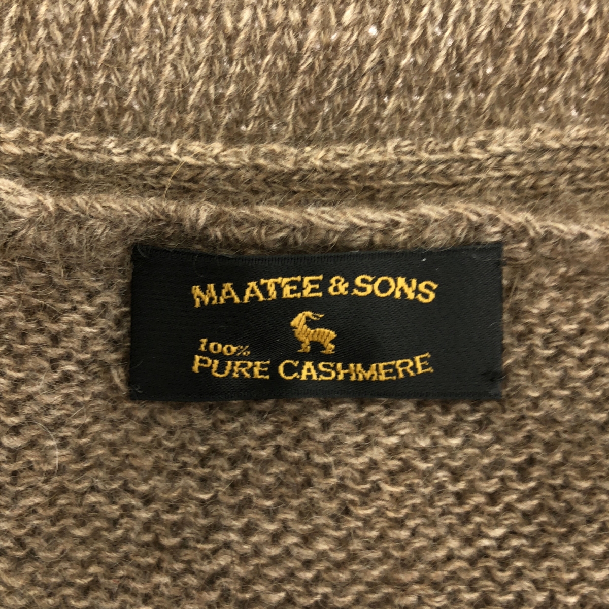 MAATEE&SONS / マーティー&サンズ カシミヤミンク LOOSE V SWEATER ルーズ ニット セーター