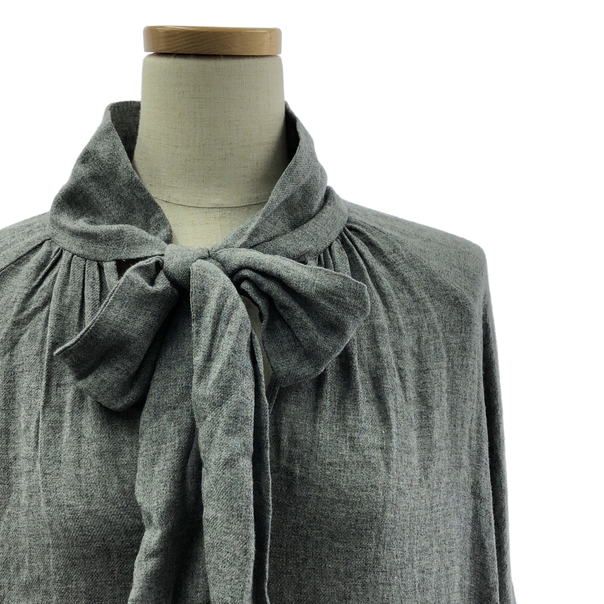 MARK KENLY DOMINO TAN / マークケンリードミノタン ギャザー ボリューム ポケット付き ワンピース