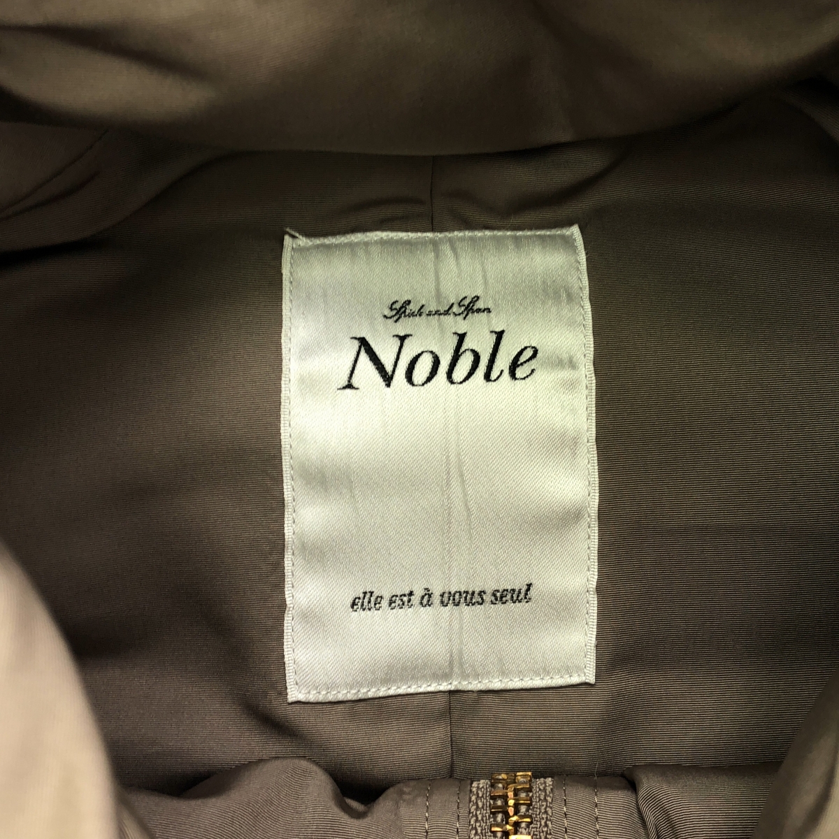 NOBLE / ノーブル エステルファイユ ミドル ダウン コート