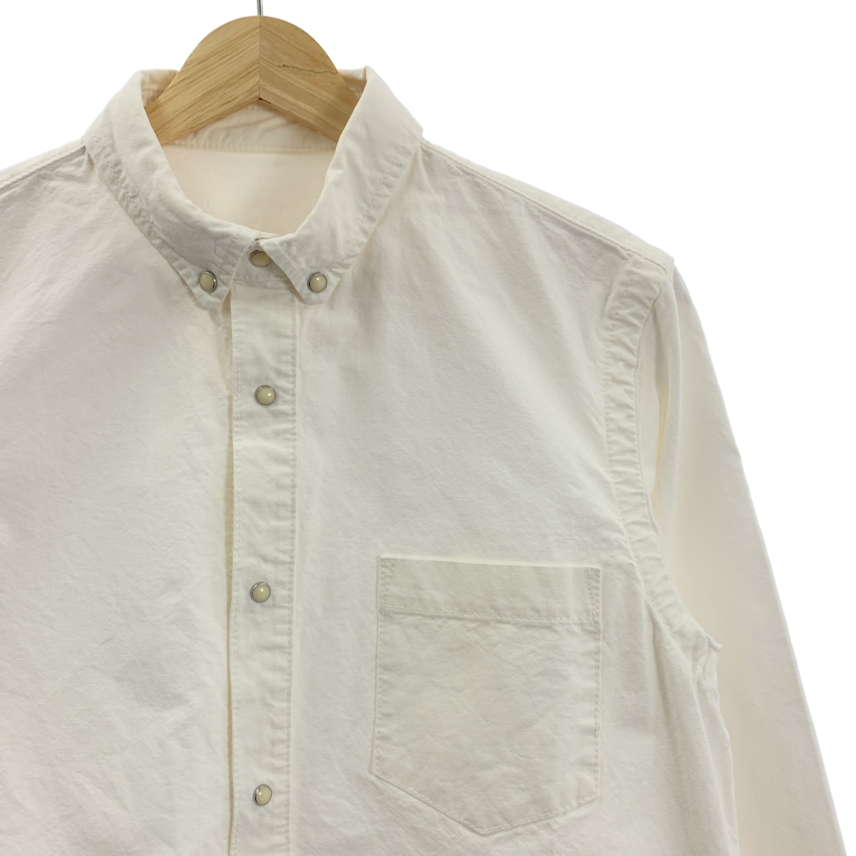 sacai / サカイ コットン 裾ドローコード ボタンダウンシャツ