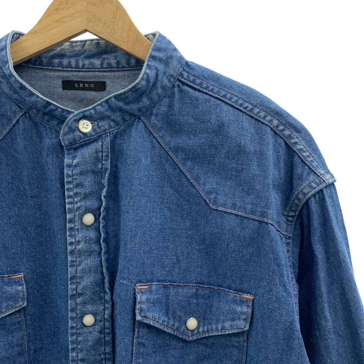 LENO / リノ デニム ウエスタンシャツ