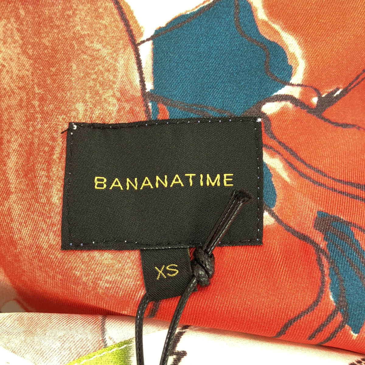 MUSE de Deuxieme Classe / ミューズドゥーズィーエムクラス 【 BANANATIME / バナナタイム 】OVERSIZED / コットン シルク 総柄 鳥 バード シャツ ブラウス