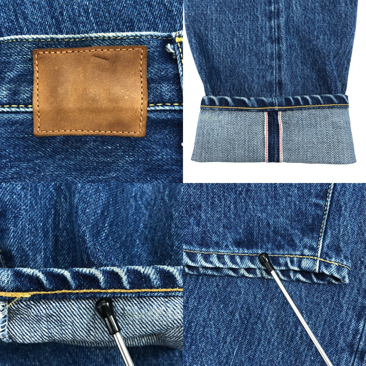 HATSKI / ハツキ Loose Tapered Denim ルーズ テーパード デニムパンツ