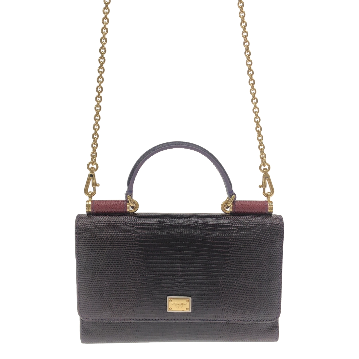 DOLCE&GABBANA / ドルチェ&ガッバーナドルガバ Sicily 2WAYチェーンショルダーバッグ