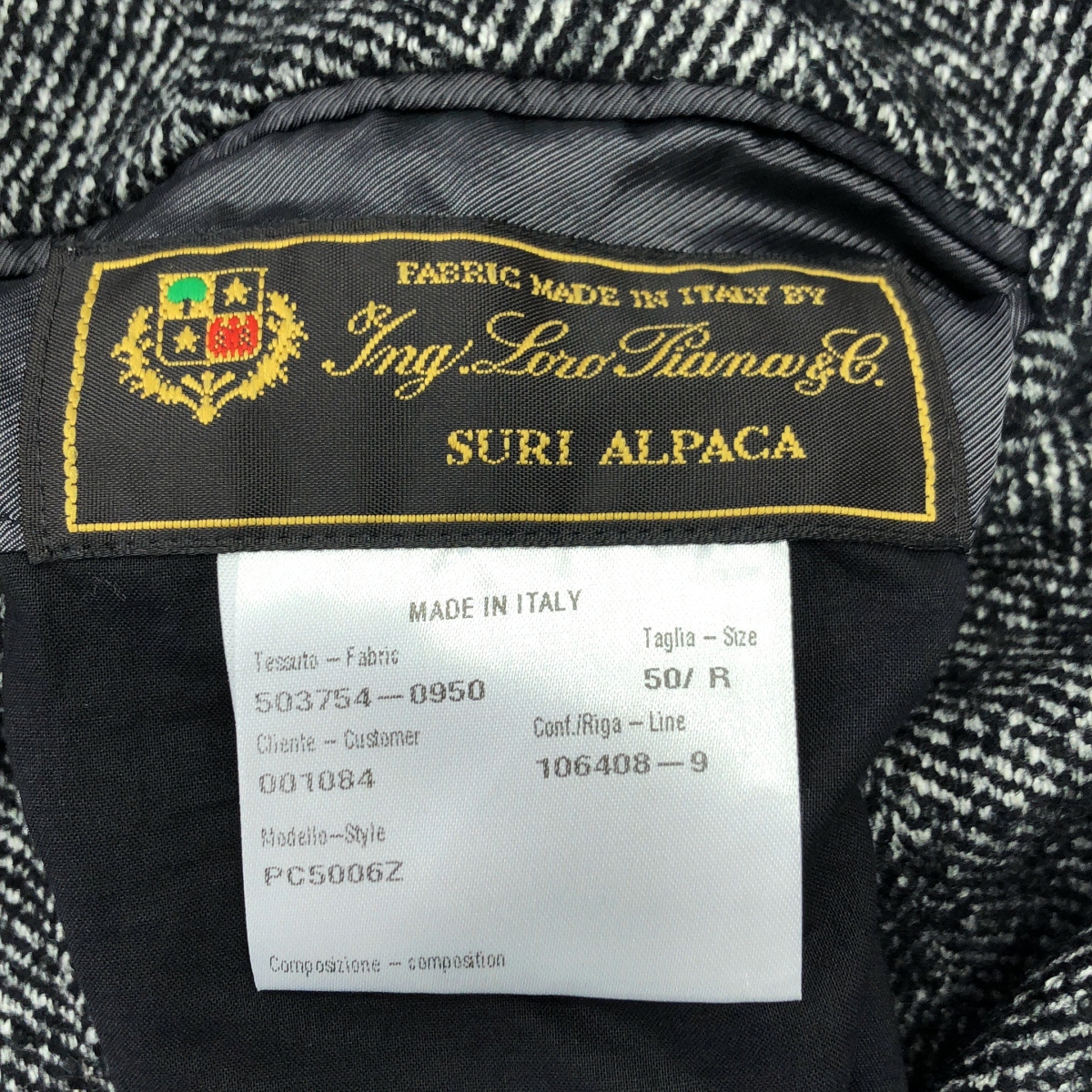 CARUSO / カルーゾ アルパカ混 チェスターコート