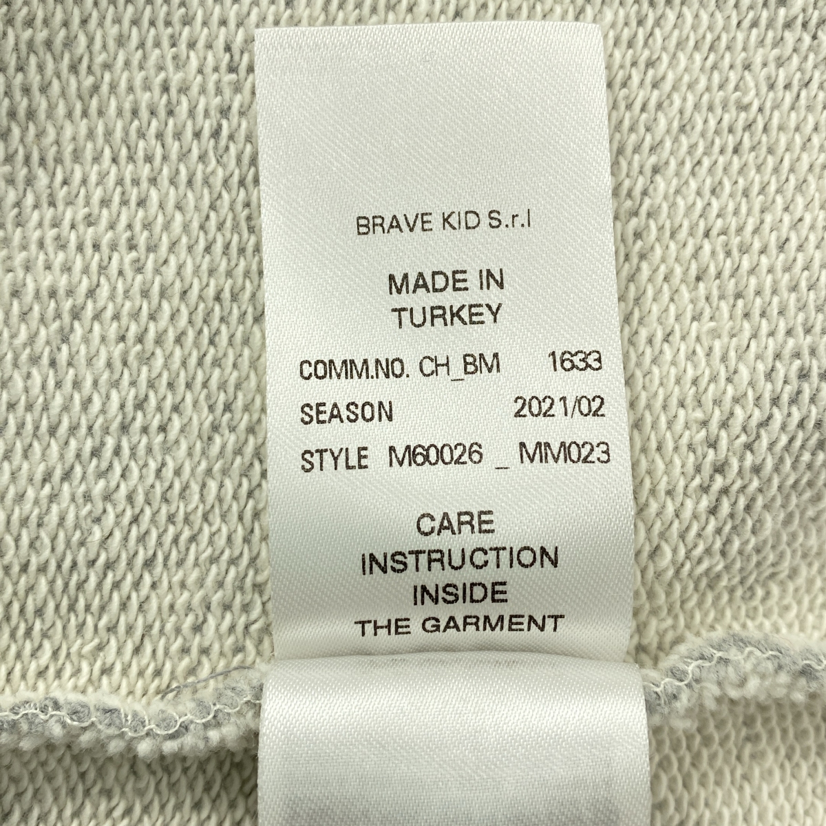 MM6 Maison Margiela / エムエムシックスメゾンマルジェラ コットン フーデッド ロゴ トレーナー