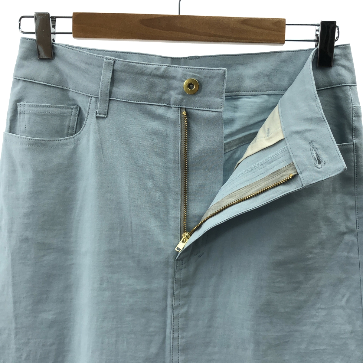Deuxieme Classe / ドゥーズィエムクラス STRETCH TWILL B/FLARE / ストレッチ スリット スカート