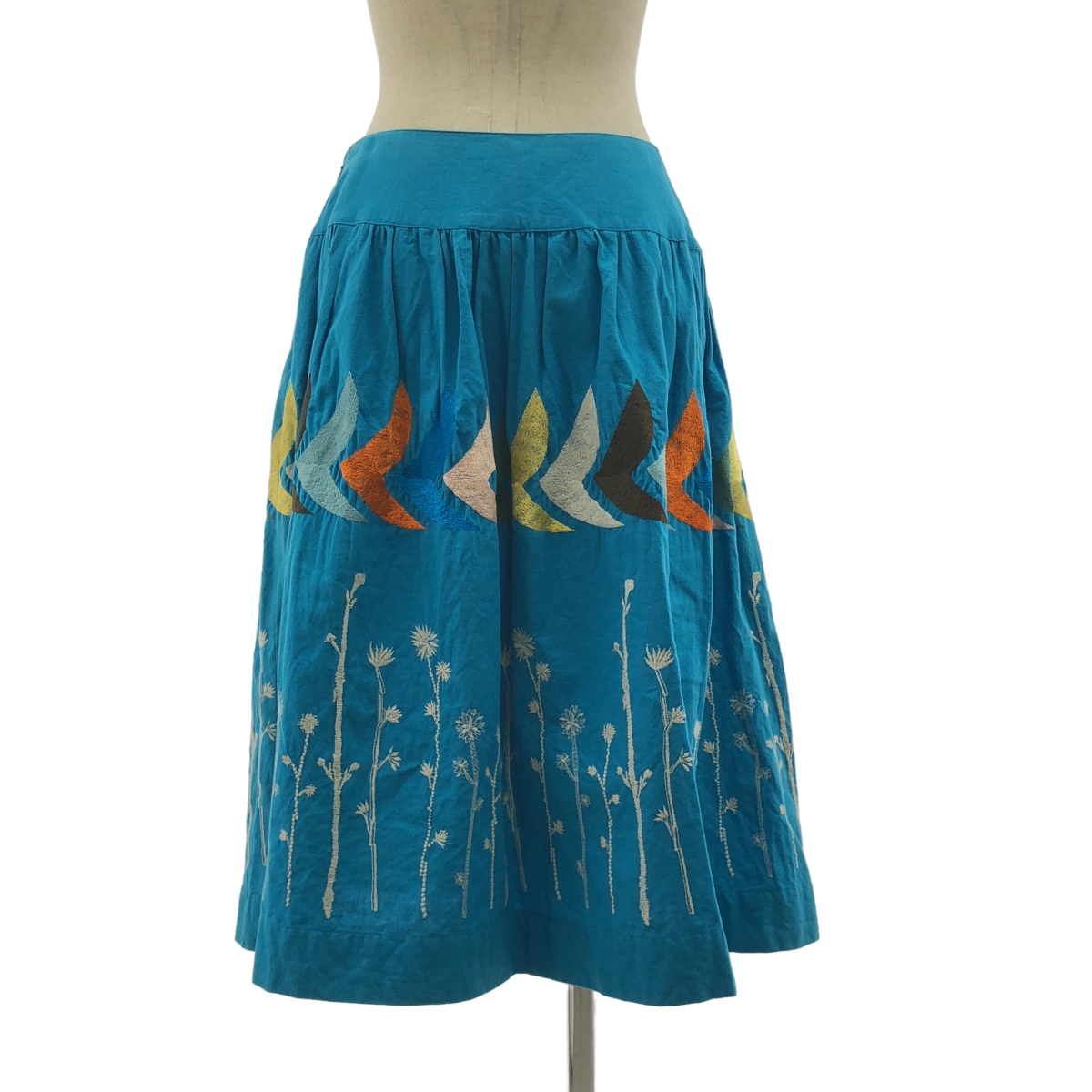 mina perhonen / ミナペルホネン noppara bird / コットン エンブロイダリー スカート