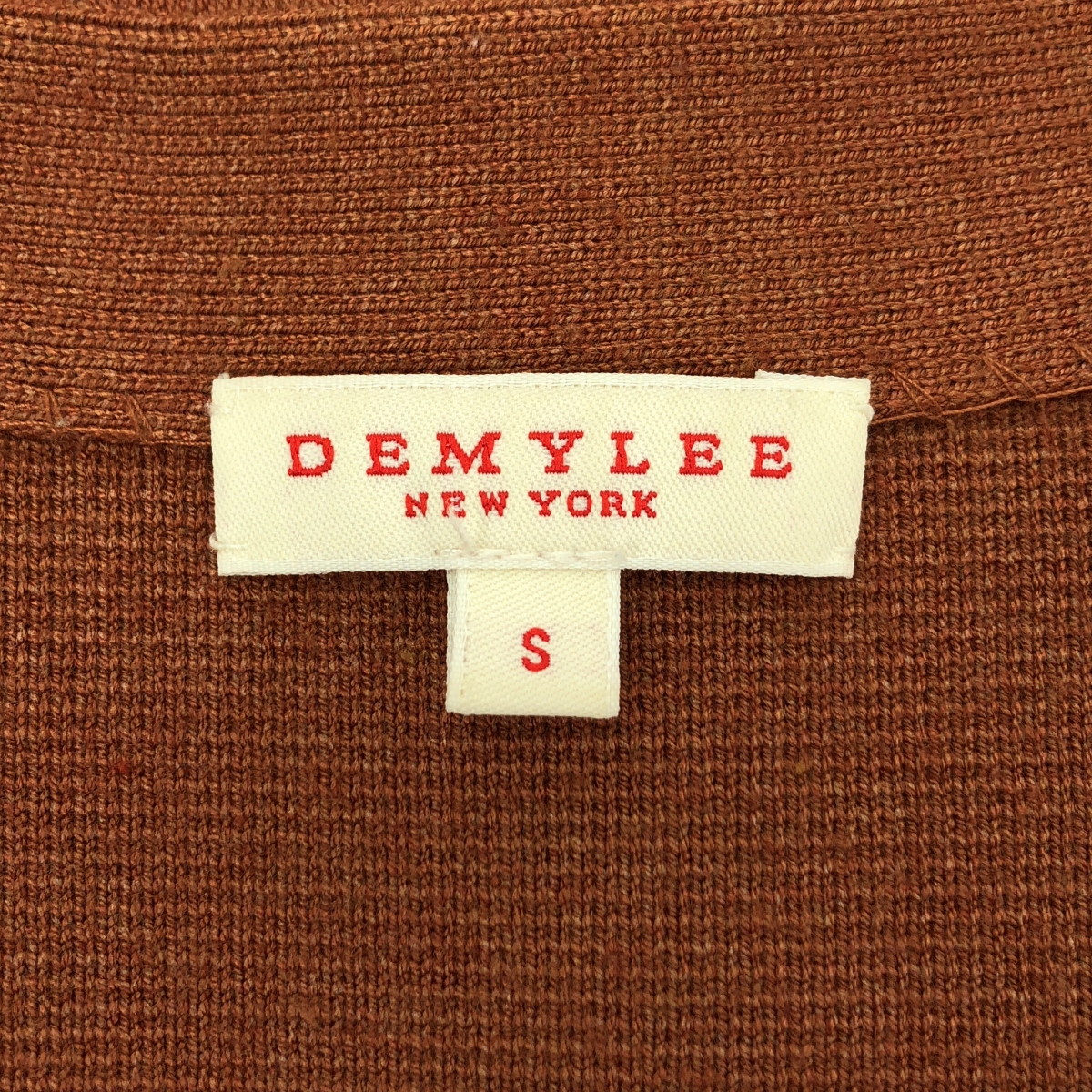 DEMYLEE / デミリー ノーカラー ニット ジャケット
