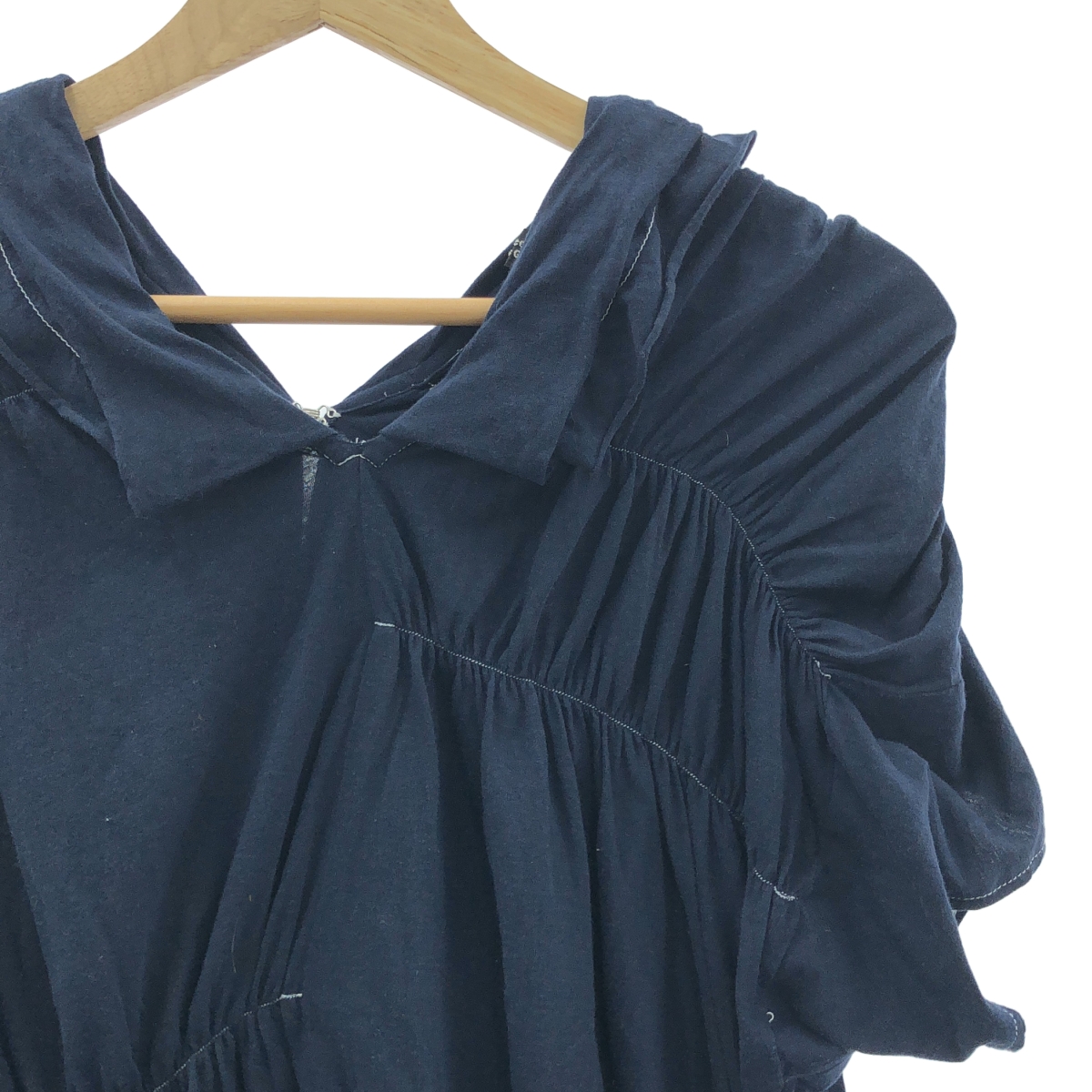 tricot COMME des GARCONS / トリココムデギャルソン コットン ギャザー デザイン カットソー