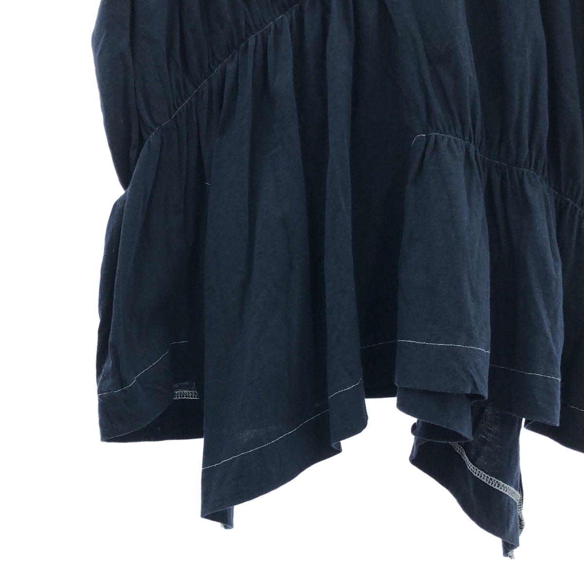 tricot COMME des GARCONS / トリココムデギャルソン コットン ギャザー デザイン カットソー