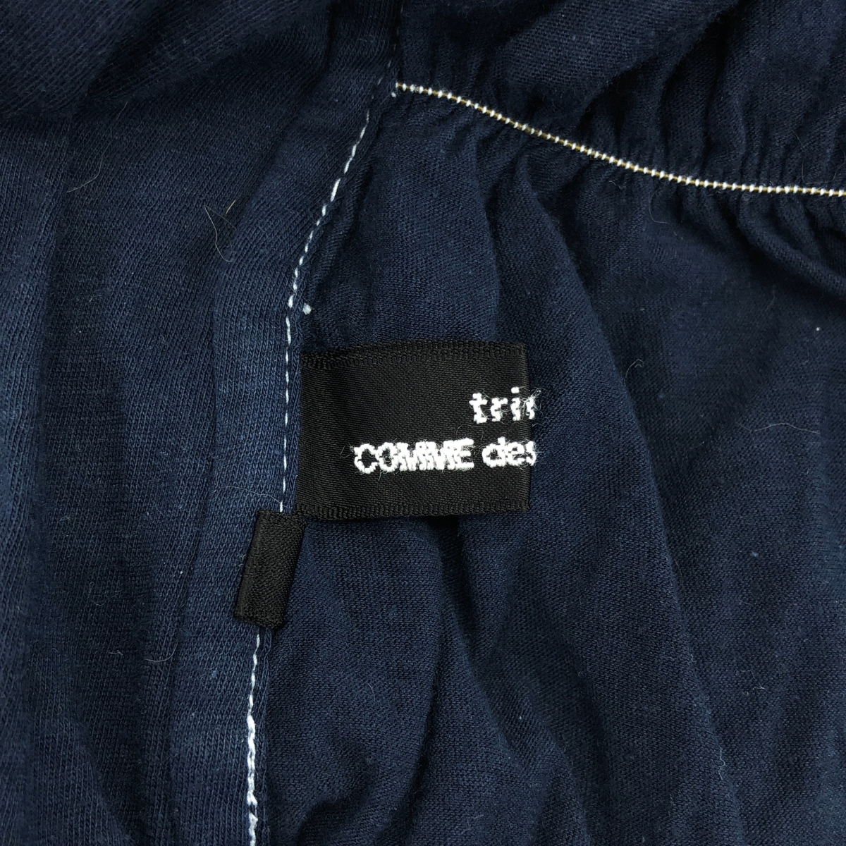 tricot COMME des GARCONS / トリココムデギャルソン コットン ギャザー デザイン カットソー