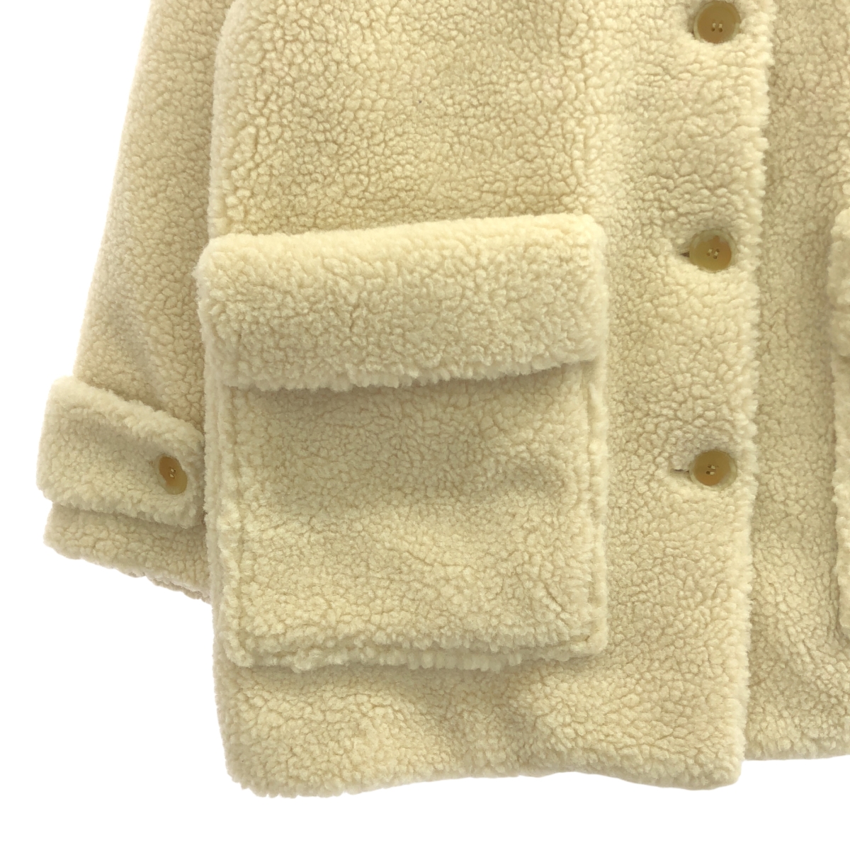 CLANE / クラネ RIDGE POCKET BOA OVER COAT リッジポケットボアオーバーコート