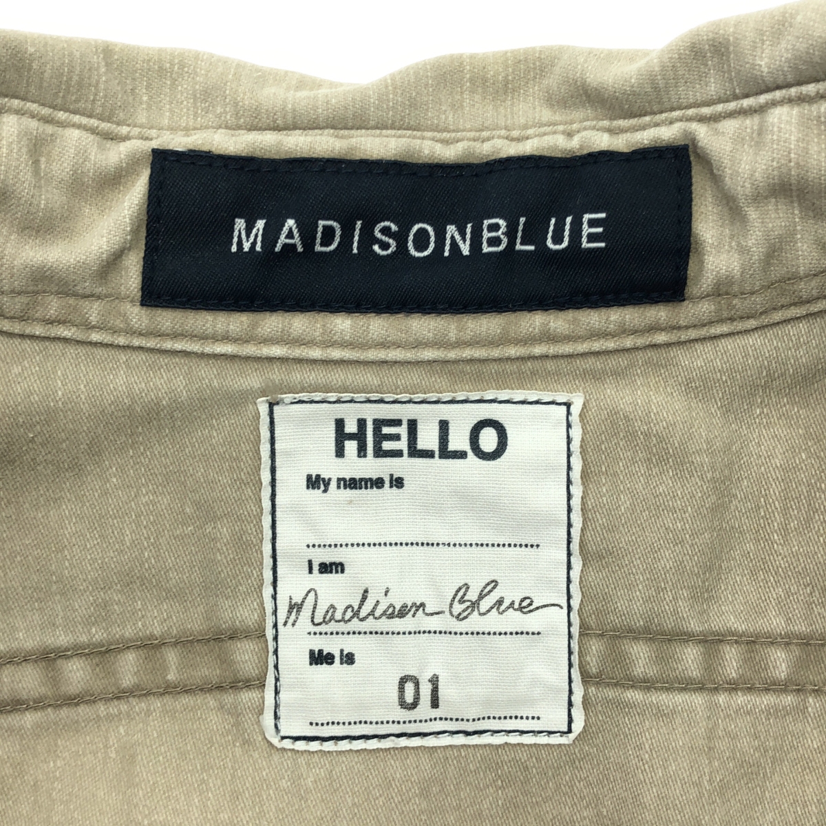 MADISON BLUE / マディソンブルー HAMPTON BACK SATIN SHIRT ハンプトン バックサテン コットン シャツ