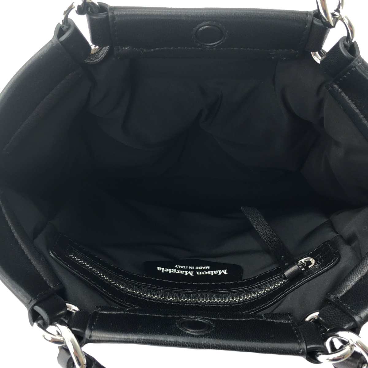 Maison Margiela / メゾンマルジェラ GLAM SLAM TOTE BAG / グラムスラム 2way ショルダーストラップ付 レザー トートバッグ スモール