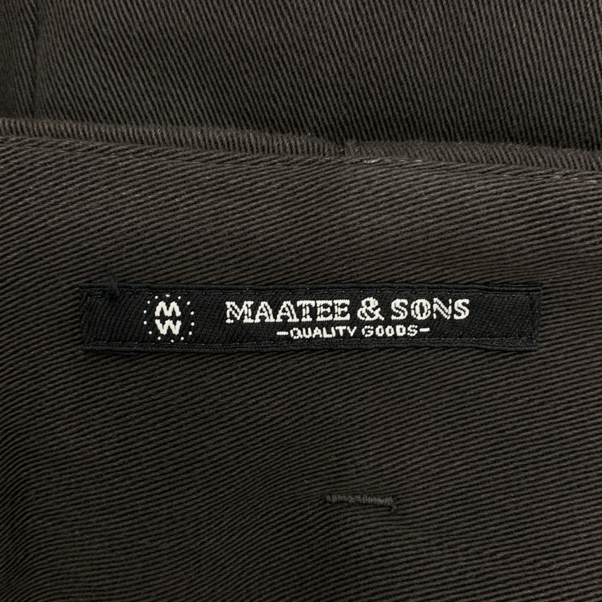 MAATEE&SONS / マーティー&サンズ SMOOTH CHINO TROUSER / ワイド チノトラウザーズ パンツ