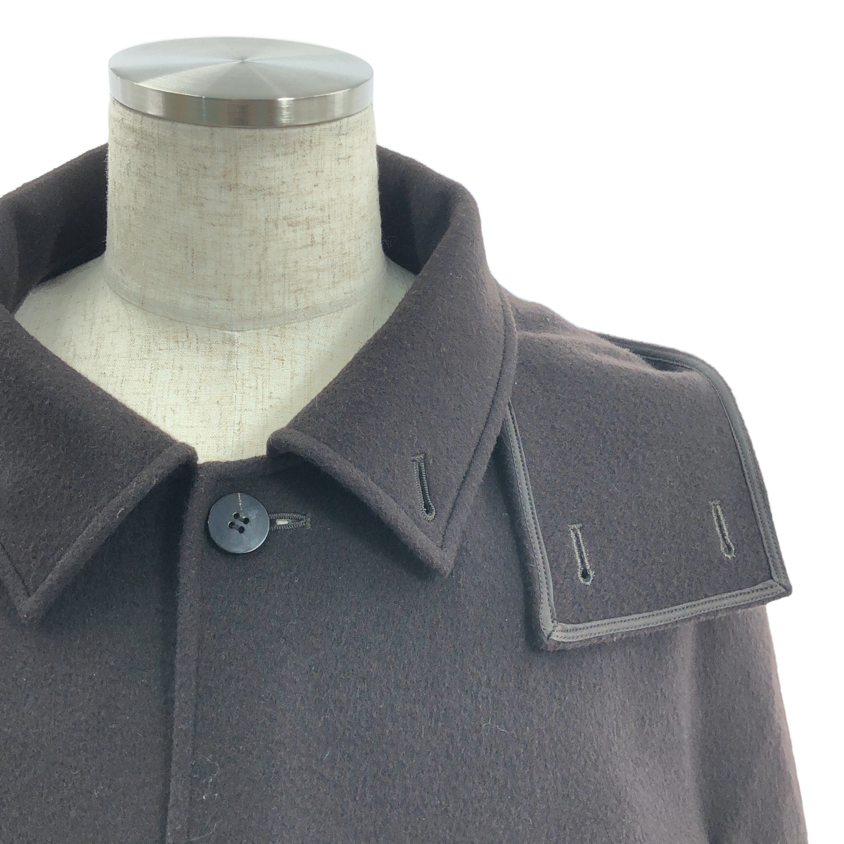 OVERCOAT / オーバーコート Beaver Wool Short Coat With Removable Hood / ウール ショートコート