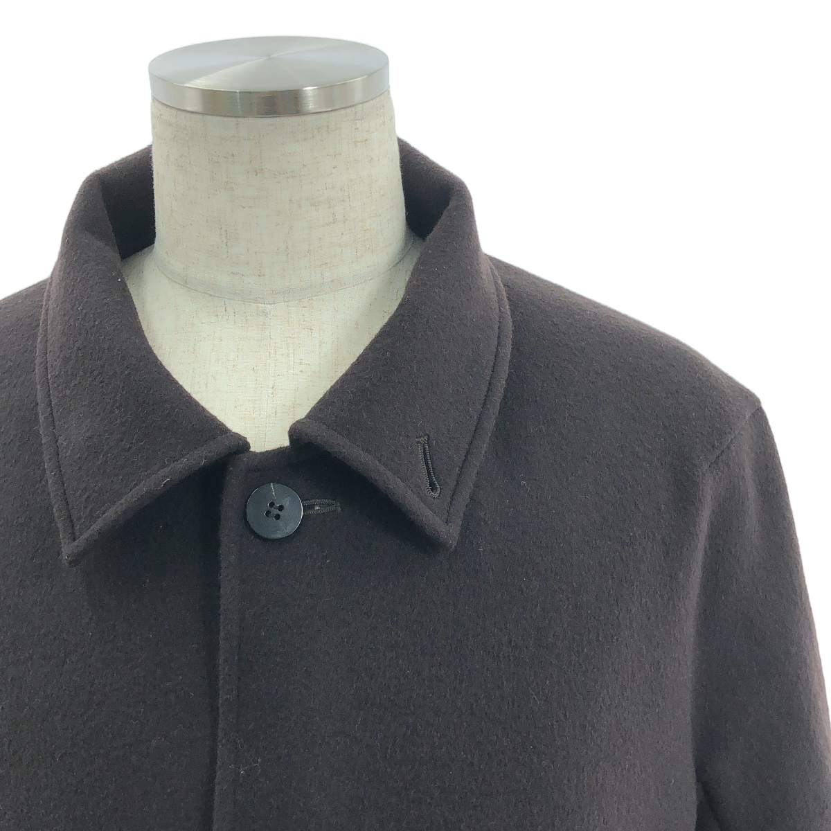 OVERCOAT / オーバーコート Beaver Wool Short Coat With Removable Hood / ウール ショートコート