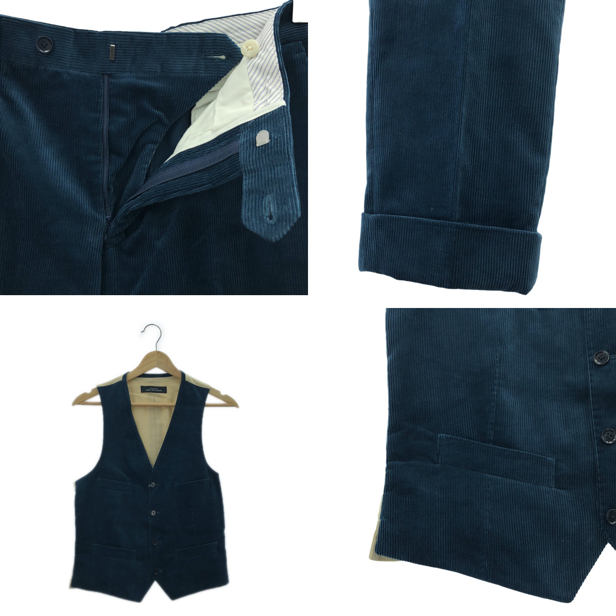 その他 × DUCA VISCONTI DI MODRONE / 3ピース コーデュロイ ジャケット・ジレ ベスト ・ スラックス パンツ / セットアップ