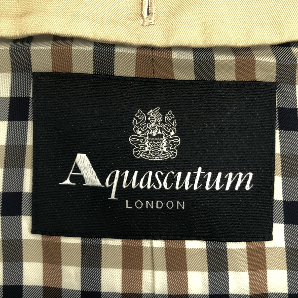 AQUASCUTUM / アクアスキュータム ベルテッド トレンチコート