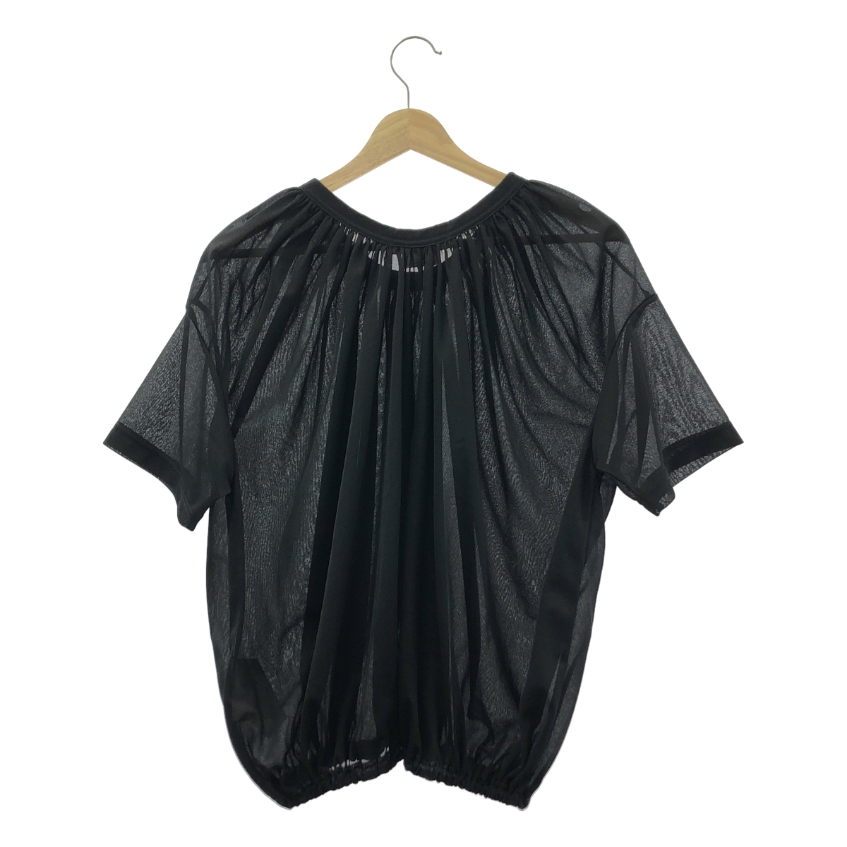 COMME des GARCONS / コムデギャルソン ポリエステル ギャザー プルオーバーシャツ トップス