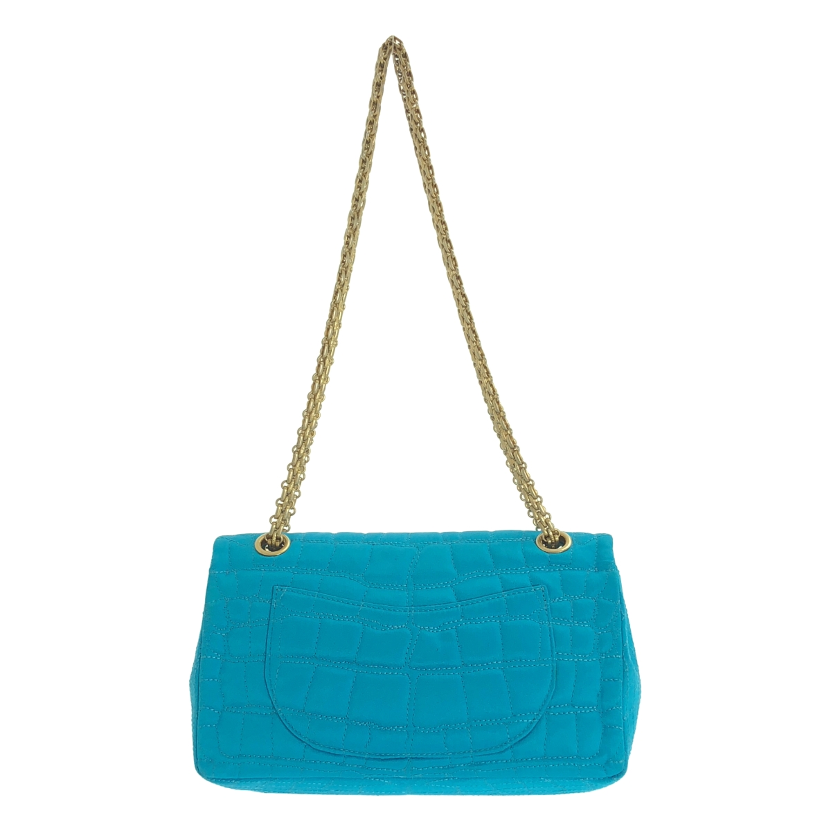 CHANEL / シャネル 2.55 ナイロン ダブルチェーン ダブルフラップ ショルダーバッグ