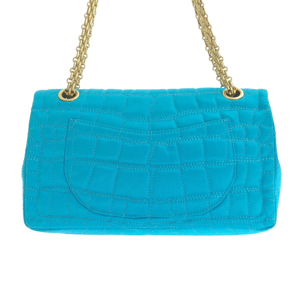 CHANEL / シャネル 2.55 ナイロン ダブルチェーン ダブルフラップ ショルダーバッグ