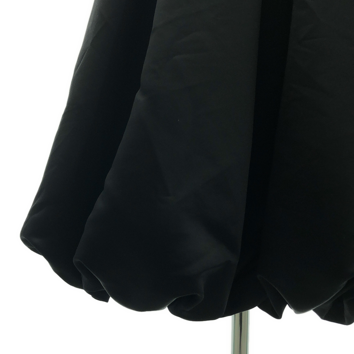 BLACK COMME des GARCONS / ブラックコムデギャルソン ポリエステル 変形 立体 ドローストリング ボリューム バルーン スカート