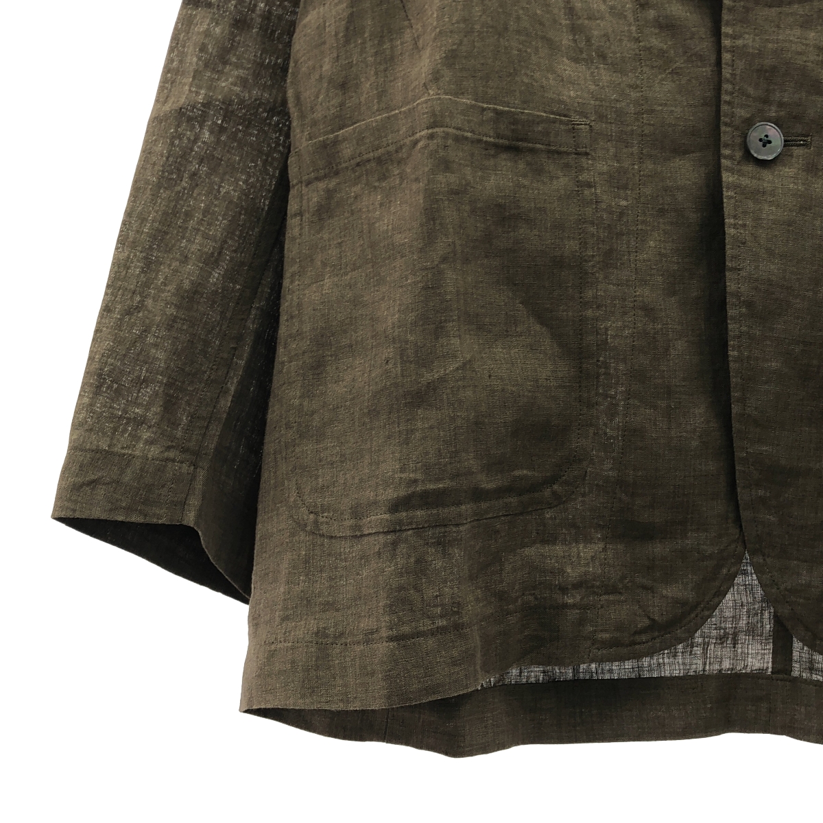 YLEVE / イレーヴ リネン 2B テーラード ジャケット