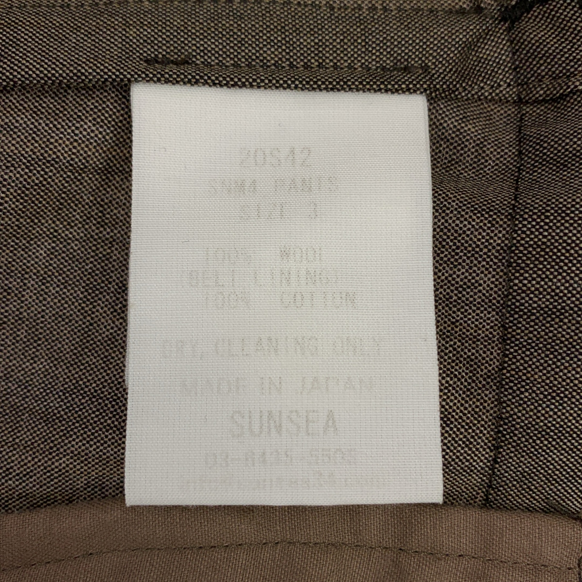 SUNSEA / サンシー SNM4 WIDE STRAIGHT PANTS ワイド パンツ