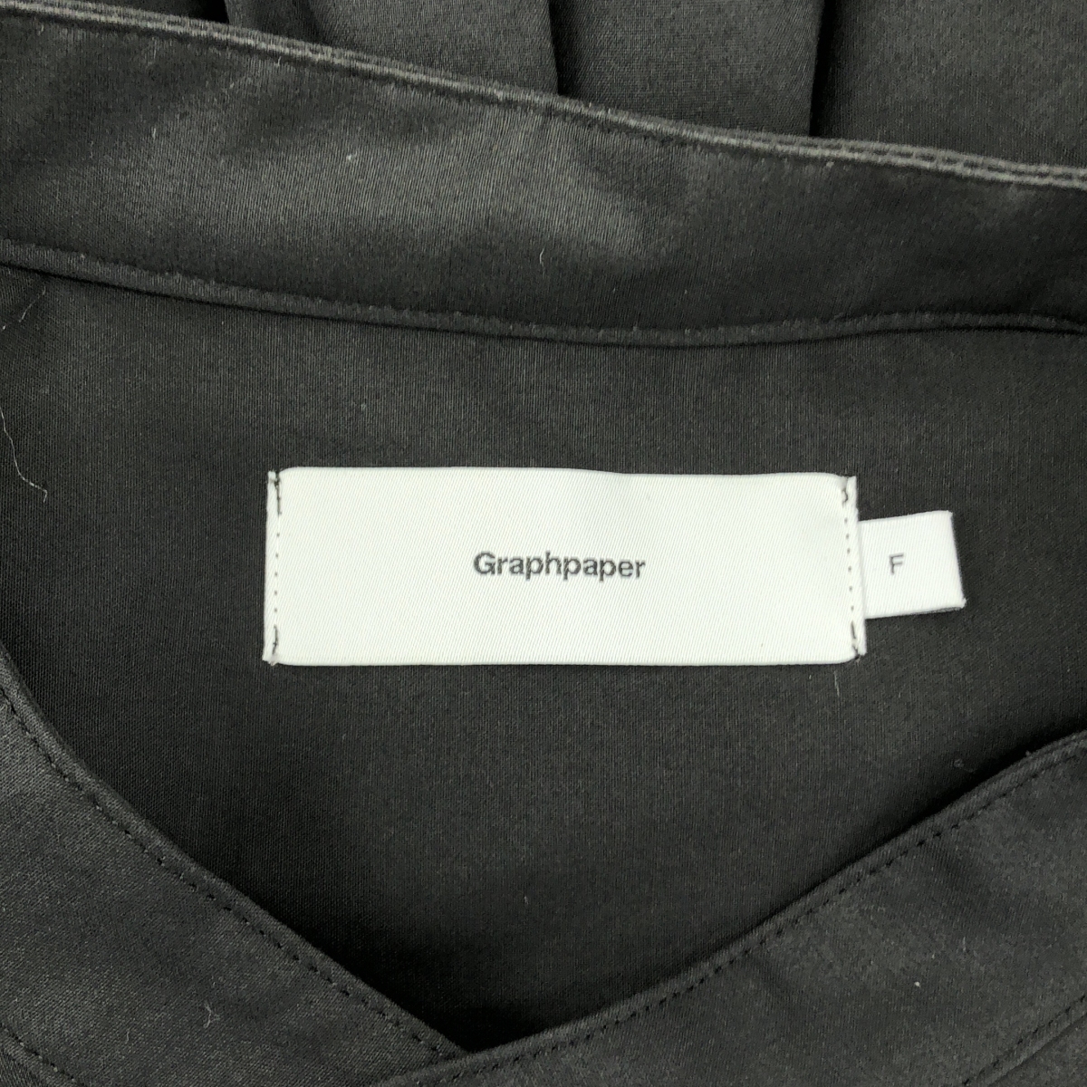 Graphpaper / グラフペーパー STRETCH TYPEWRITER STAND COLLAR YOKE SLEEVE SHIRT ストレッチ タイプライター スタンドカラー シャツ