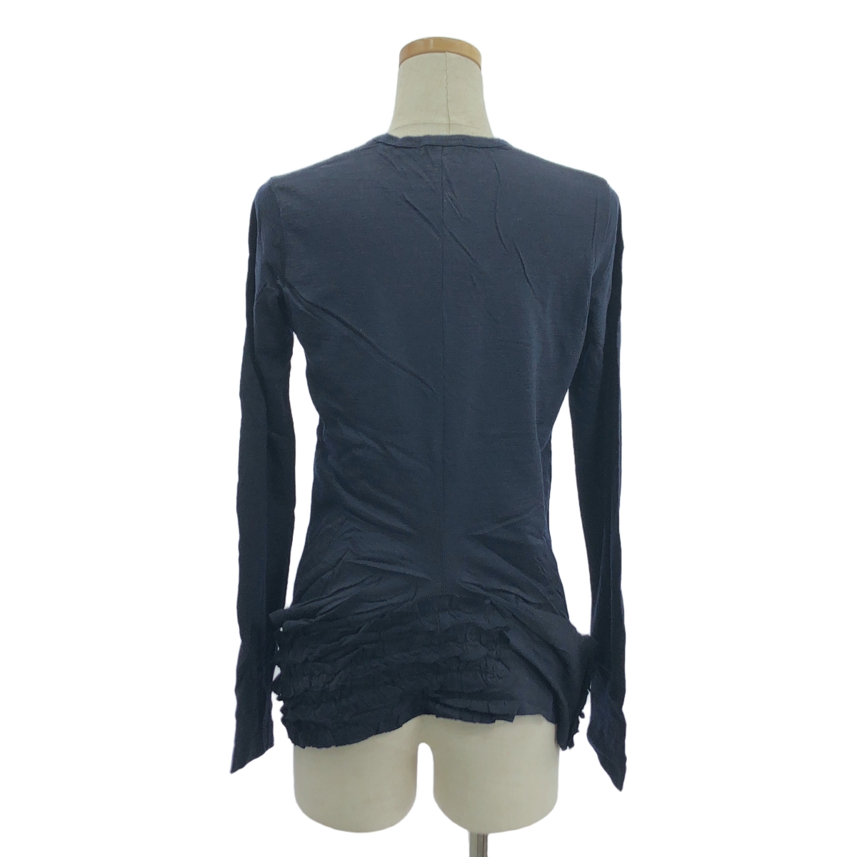 tricot COMME des GARCONS / トリココムデギャルソン ウール  変形 フリル装飾 カットソー