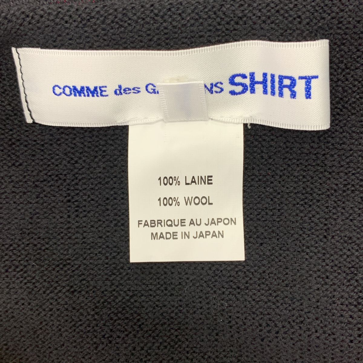 COMME des GARCONS SHIRT / コムデギャルソンシャツ ウール マルチカラー クルーネックニット