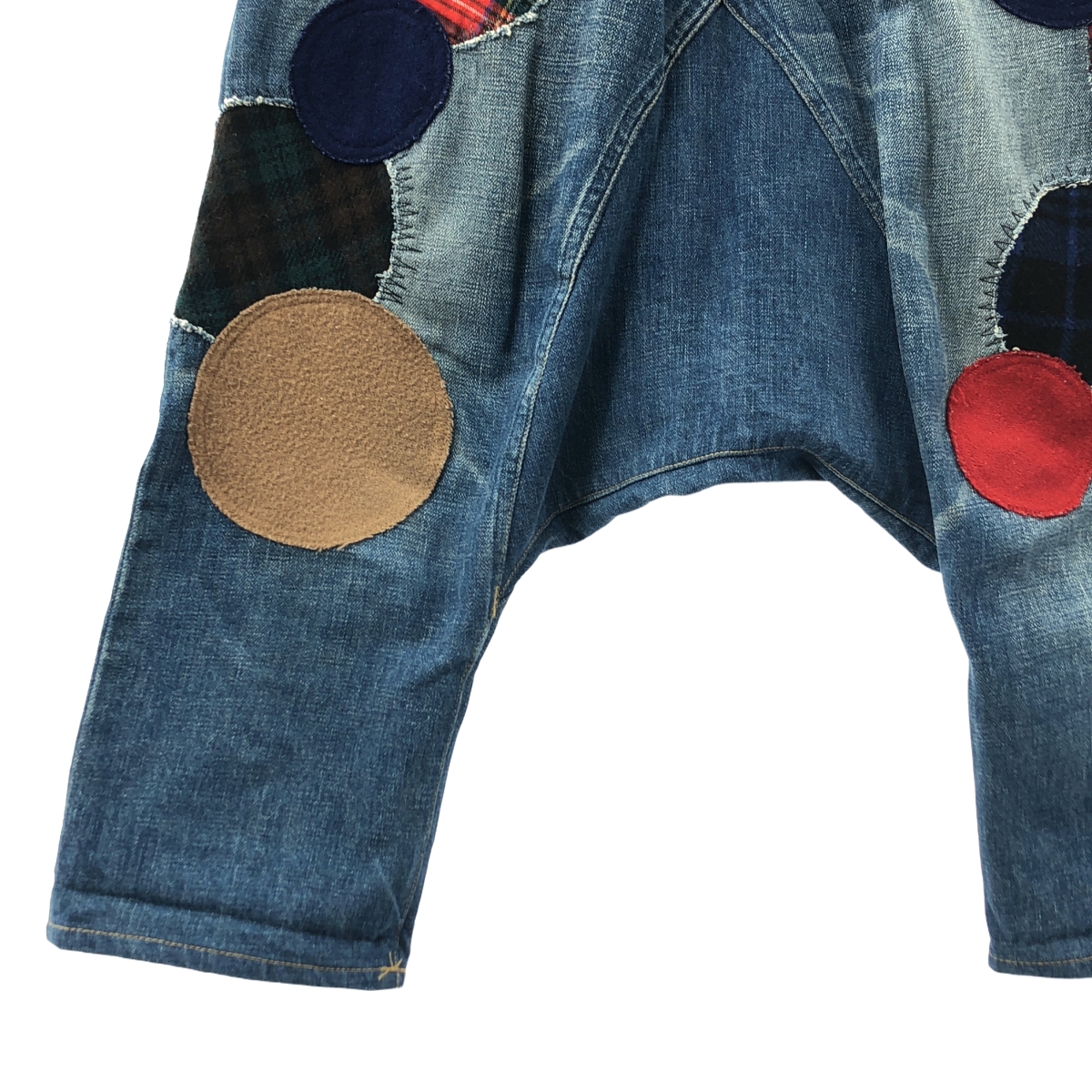 JUNYA WATANABE COMME des GARCONS / ジュンヤワタナベ denim /  ジップフライ パッチワーク サルエル デニムパンツ
