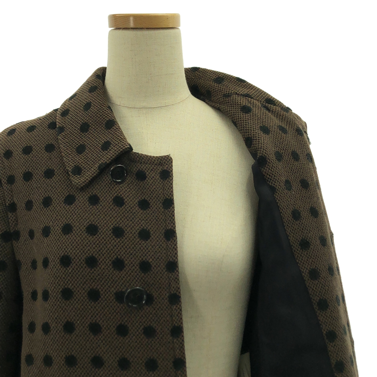 robe de chambre COMME des GARCONS / ローブドシャンブルコムデギャルソン フライフロント シングルコート / 総裏地