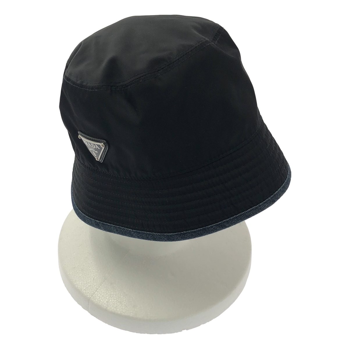 PRADA / プラダ 三角ロゴプレート リバーシブル ハット