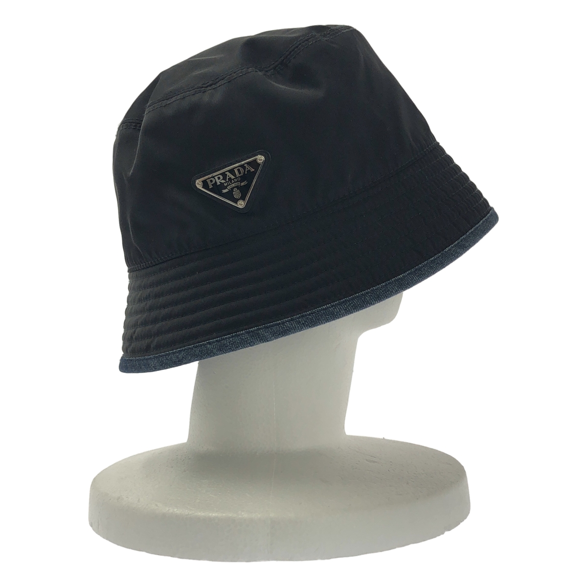 PRADA / プラダ 三角ロゴプレート リバーシブル ハット