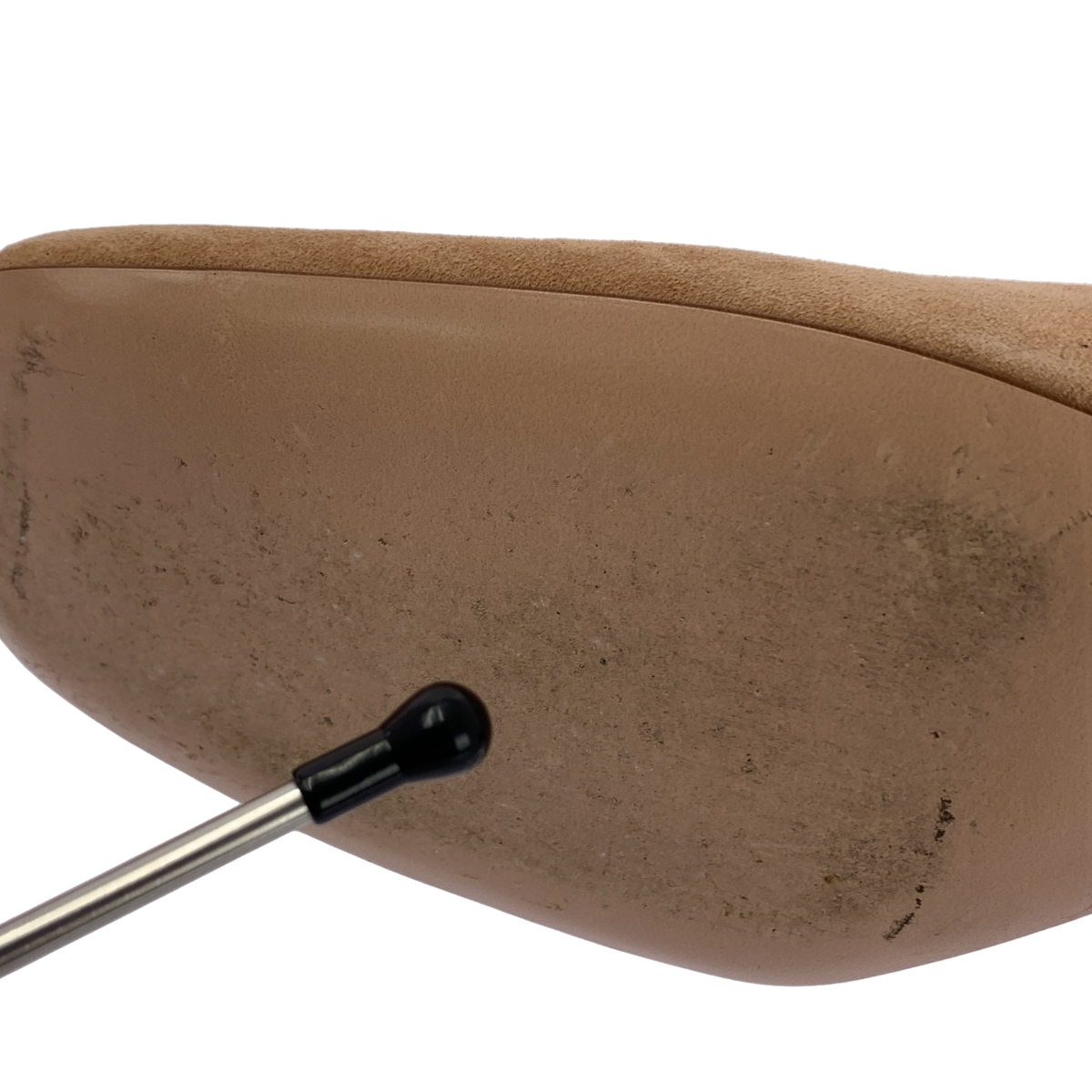 Gianvito Rossi / ジャンヴィトロッシ スエード レザー スクエアトゥ チャンキーヒール パンプス