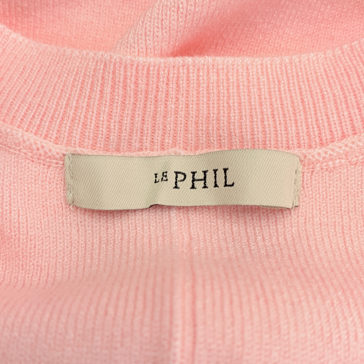 LE PHIL / ルフィル アシンメトリーヘムニット